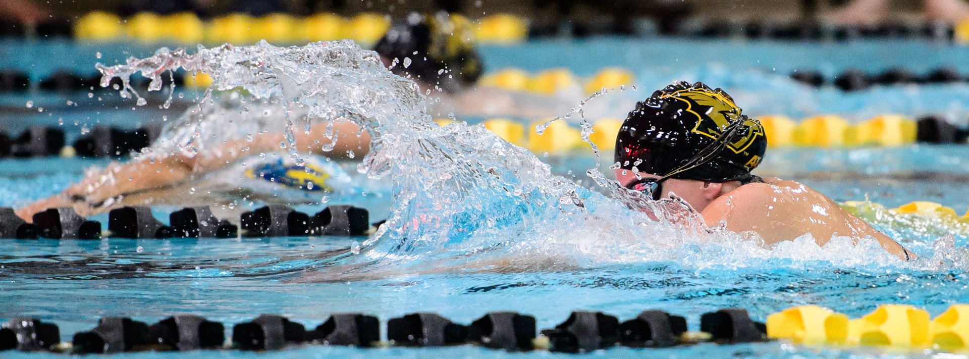 UW Oshkosh swimmers.