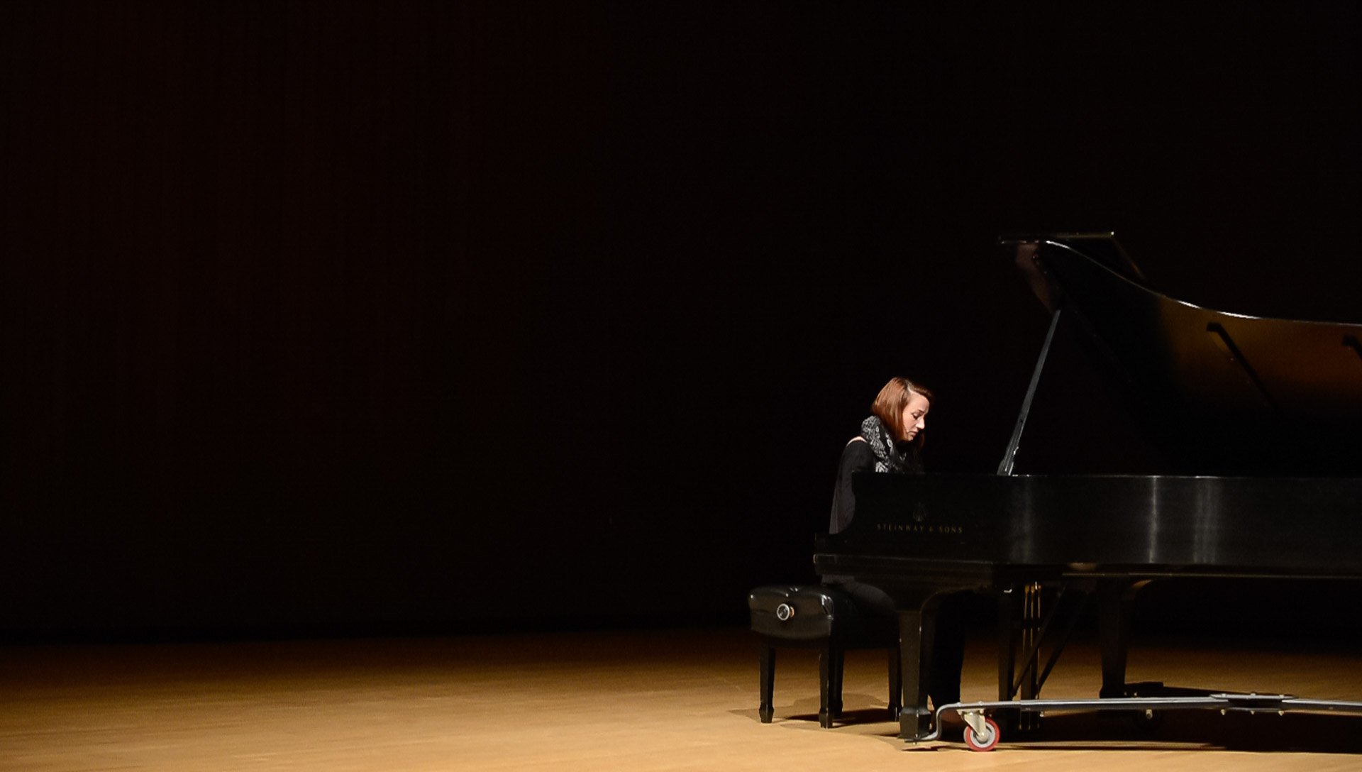 Rebecca Ottman performs during the Honors Recitalist Competition.